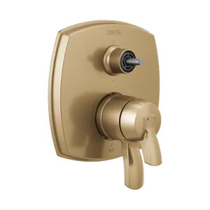 Delta T27976-CZLHP Delta Stryke Monitor 17 Series Two-Handle Valve Trim w/ 6-Function Diverter, Less Handle, Champagne Bronze - T27976-CZLHP