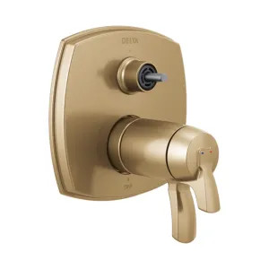Delta T27T876-CZLHP Delta Stryke TempAssure 17T Series Two-Handle Valve Trim w/ 3-Function Diverter, Less Handle, Champagne Bronze - T27T876-CZLHP