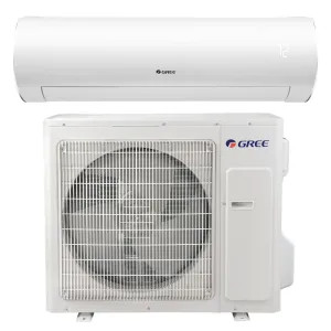   GREE Sapphire 230V Heat Pump Complete Unit with 18,000 BTU, 24.5 SEER, White - SAP18HP230V1A 