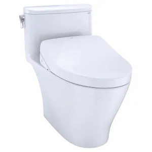 Toto MW6423056CUFG#01 TOTO Nexus 1G WASHLET+ One-Piece Toilet with S550e Bidet Seat, Auto-Open/Close, 1.0 GPF, Cotton White - MW6423056CUFG#01