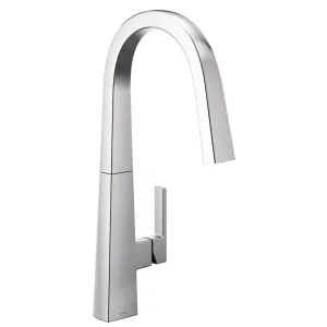 Moen S75005 Moen Nio Single-Handle Pull-Down High Arc Kitchen Faucet, Chrome - S75005