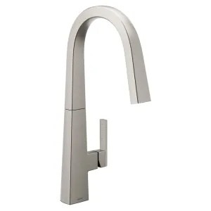 Moen S75005SRS Moen Nio Single-Handle Pull-Down High Arc Kitchen Faucet, Spot Resist Stainless - S75005SRS