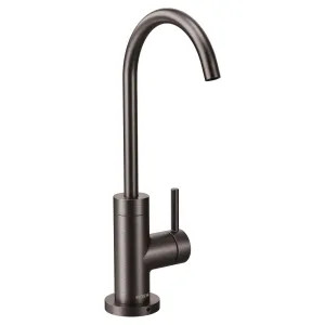 Moen S5530BLS Moen SIP Modern One-Handle High Arc Beverage Faucet, Black Stainless - S5530BLS