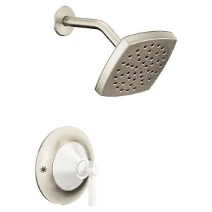 Moen TS2912NHBN Moen Flara Posi-Temp Single-Handle Shower Faucet, Lever Handle, Less Showerhead, Brushed Nickel - TS2912NHBN