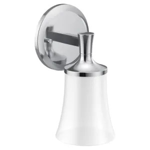 Moen YB0361CH MOEN YB0361CH CSI Flara One-Globe Bath Light Sconce, CHROME