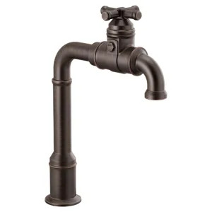 Delta 1990LFC-RB-DST Delta Broderick Single Handle True Bar/Prep Faucet, Venetian Bronze - 1990LFC-RB-DST