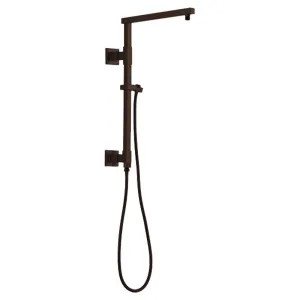 Delta 58410-RB Delta Universal Showering 18in Angular Shower Column Kit with Stretchable Hose for Shower Head and Hand Shower, Venetian Bronze - 58410-RB