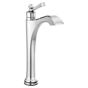 Delta 756T-DST Delta Dorval Touchless Chrome Vessel Lavatory Faucet, Less Drain, 1.2 GPM, Single-Handle, DIAMOND Seal, Lever Handle, Touch2Oxt - 756T-DST