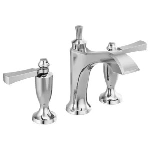 Delta 3556-MPU-DST Delta Dorval Widespread Lavatory Faucet, 4