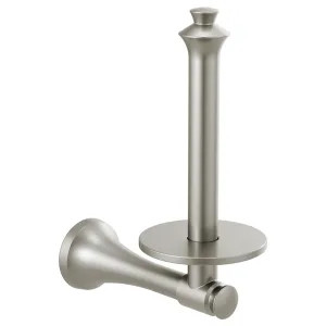 Delta 756505-SS Delta Dorval Vertical Toilet Paper Holder, Stainless - 756505-SS