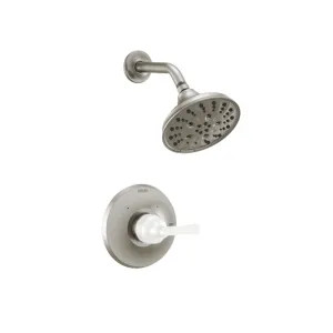 Delta T14256-SSLHP Delta Dorval Monitor 14 Series H2Okinetic Shower Faucet with 5-Setting Rain Showerhead, 1.75 GPM, Less Handle, Stainless - T14256-SSLHP