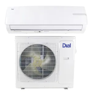Dial 24000-20S-230 Dial 24000-20S-230 Mini-Split Air Conditioning and Heating System, 20.5 SEER, 24000 BTU, 230V - Dial 80450