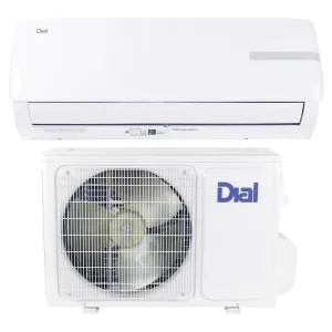Dial 12000-22S-115 Dial 12000-22S-115 Mini-Split Air Conditioning and Heating System, 22 SEER, 12000 BTU, 115V - Dial 80150