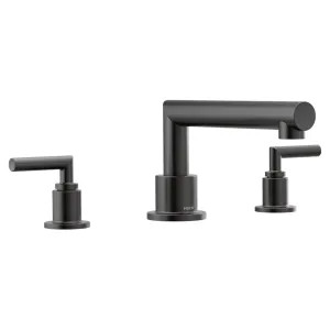 Moen TS93003BL Moen Arris Two-Handle Roman Tub Faucet Trim, Lever Handles, M-PACT, Matte Black - TS93003BL