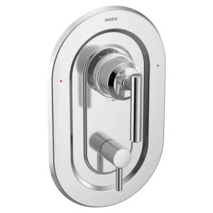 Moen T2900 Moen Gibson Posi-Temp Valve Trim w/ 3-Function Diverter, Lever Handles, Polished Chrome - T2900