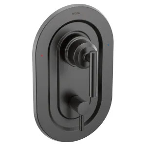 Moen T2900BL Moen Gibson Posi-Temp Valve Trim w/ 3-Function Diverter, Lever Handles, Matte Black - T2900BL