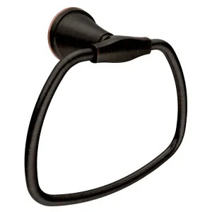 Moen MY4886BRB Moen MY4886BRB Tiffin Towel Ring - Mediterranean Bronze