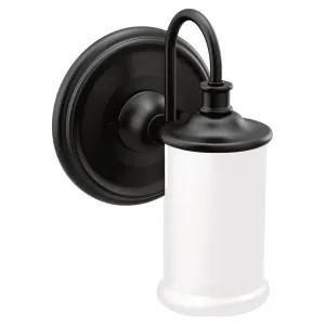 Moen YB6461BL Moen YB6461BL Belfield One Globe Bath Light, Matte Black