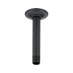 Delta RP61058BL Delta Matte Black Shower Arm and Flange, Ceiling Mount - RP61058BL