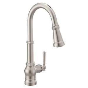 Moen S72003EVSRS Moen Paterson Smart Single-Handle Pull-Down Kitchen Faucet, Stainless - S72003EVSRS