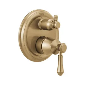 Delta T24997-CZ Delta Traditional Monitor 14 Series Valve Trim w/ 6-Function Diverter, Lever Handles, Champagne Bronze - T24997-CZ