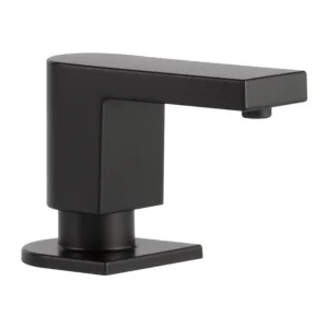 Peerless RP93100BL Peerless Xander 8 Oz. Soap/Lotion Dispenser, Modern, Matte Black - RP93100BL