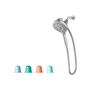 Moen IN208H2 Moen Aromatherapy 2-in-1 Shower with INLY Shower Capsules, 6-Function Hand Shower, 1-Function Rainshower, Magnetix Docking System, 1.75 GPM, Chrome - IN208H2