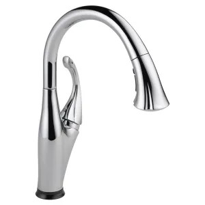 Delta 9192T-DST Delta Addison Touch2O Single Handle Pull-Down Kitchen Faucet, Chrome - 9192T-DST