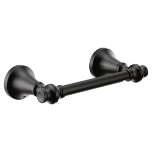 Moen YB0508BL Moen Colinet Pivoting Toilet Paper Holder, Matte Black - YB0508BL
