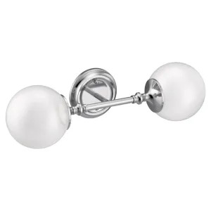 Moen YB0562CH Moen YB0562CH CSI Colinet Two Globe Bath Sconce Light, Chrome