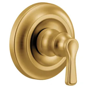 Moen UTS9381BG Moen Colinet M-CORE Transfer Valve Trim, Lever Handle, Brushed Gold - UTS9381BG