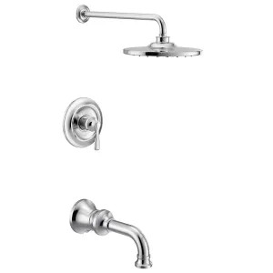 Moen UTS344303 Moen Colinet M-Core 3-Series Tub/Shower Faucet with 2.5 GPM Rainshower, 1-Function, Single Lever Handle, M-PACT, Immersion, Chrome - UTS344303