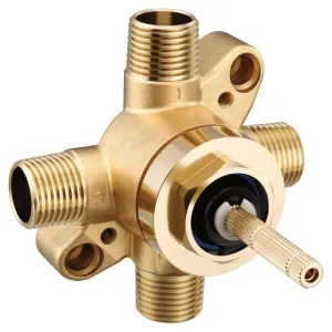 Moen U361CI Moen U361CI M-CORE 3/6-Function Shower Transfer Rough-In Valve, 1/2