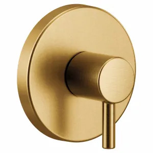 Moen UT4191BG Moen Align M-CORE Transfer Valve Trim, Lever Handle, Brushed Gold - UT4191BG