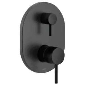 Moen UT3290BL Moen Align M-CORE 3-Series Valve Trim w/ Transfer, Lever Handles, Matte Black - UT3290BL