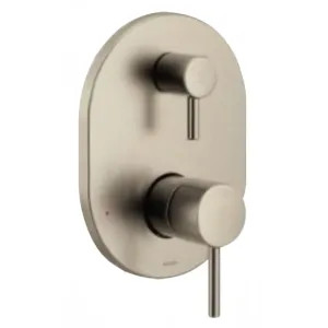 Moen UT3290BN Moen Align M-CORE 3-Series Valve Trim w/ Transfer, Lever Handles, Brushed Nickel - UT3290BN