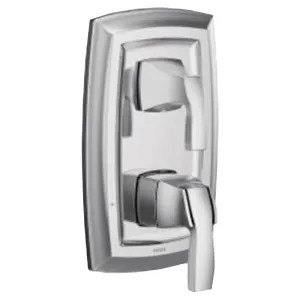 Moen UT3611 Moen Voss M-CORE 3-Series Valve Trim w/ Transfer, Lever Handles, Polished Chrome - UT3611