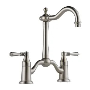 Brizo 62636LF-SS Brizo Tresa Two-Handle Bridge Bar/Prep Faucet, Brilliance Stainless - 62636LF-SS
