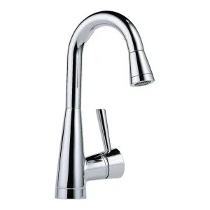 Brizo 63970LF-PC Brizo Venuto Single Handle Pull-Down Bar/Prep Faucet, Chrome - 63970LF-PC