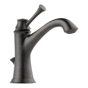 Brizo 65005LF-RB Brizo Baliza Single-Handle Deck Mount Venetian Bronze Bathroom Faucet with Metal Pop-Up, 1.5 GPM, Single-Hole - 65005LF-RB