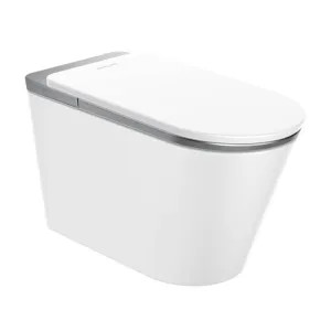 Trone Plumbing G2ETBCERN-12.WH Trone Ganza II Smart Electronic Bidet Toilet w/ Efoam in White, G2ETBCERN-12.WH