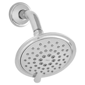 American Standard 1660739.002 American Standard Patience 5in Three-Spray Function Fixed Showerhead with Easy Clean Spray Nozzles, 2.5 GPM, Chrome - 1660739.002