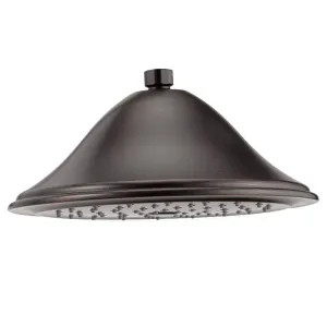 Brizo RP52090RB Brizo Traditional 9in Round Raincan Shower Head, Single-Function, 1.75 GPM, Touch-Clean Nozzles, WaterSense, Ceiling-Mount, Venetian Bronze - RP52090RB