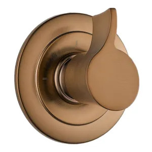 Brizo T60890-BZ Brizo T60890-BZ RSVP Brushed Bronze 3 Setting Diverter Trim