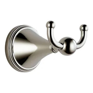 Brizo 69535-PN Brizo Traditional Brilliance Polished Nickel Double Robe Hook - 69535-PN