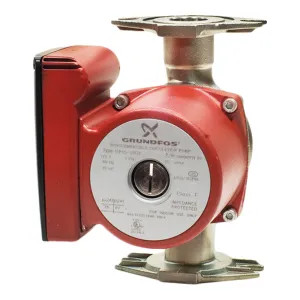 Grundfos 59896771 Grundfos UP 15-29 SF 1-Speed Circulator Pump, 1/12 HP, 20.7 GPM, 115 Volt, Stainless Steel, Flanged - 59896771