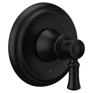 Moen UT2031BL Moen Dartmoor M-CORE Transfer Valve Trim, Lever Handle, Matte Black - UT2031BL