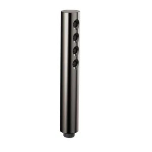 Brizo RP73147BNX Brizo Odin Single-Function Linear Round Hand Shower with H2Okinetic, Dual-Check Valves, WaterSense, 1.75 GPM, Brilliance Black Onyx - RP73147BNX