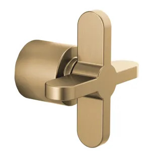 Brizo HX975-GL Brizo 3 or 6 Function Cross Handle Kit for Odin Collection Diverter Trim, ADA, Brilliance Luxe Gold - HX975-GL