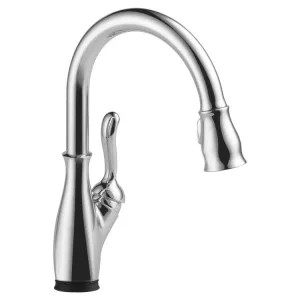 Delta 9178TV-DST Delta Leland VoiceIQ Pull-Down Kitchen Faucet With Touch2O, Single Handle, ShieldSpray, Diamond Seal, Chrome - 9178TV-DST
